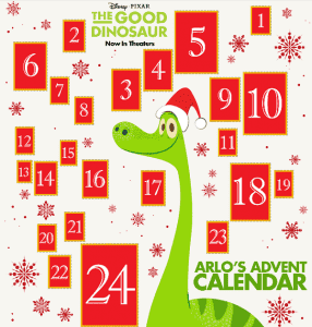 Disney good dinosaur advent calendar