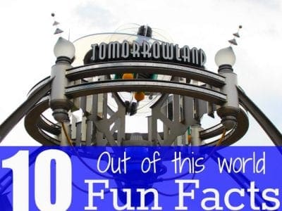 Disney world tomorrowland fun facts