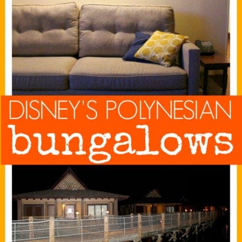 Disney's polynesian bungalows photo tour fun facts