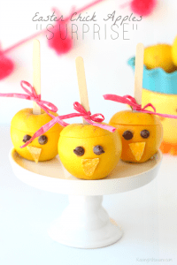 Easter chick apples
