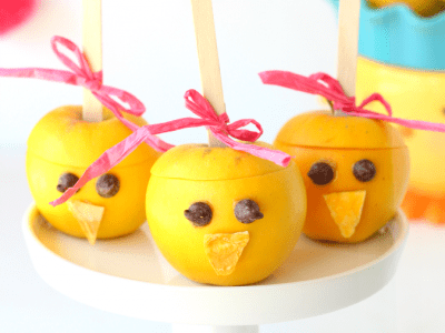 Easter chick apples