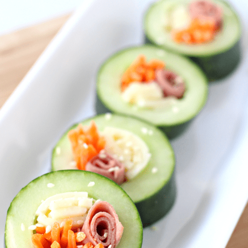 Easy Cucumber Sushi for Kids