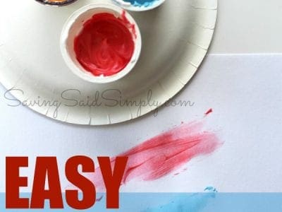 Easy homemade finger paint for toddlers