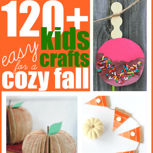 Easy kids crafts for a cozy fall