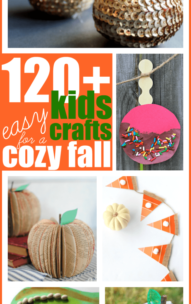 Easy kids crafts for a cozy fall