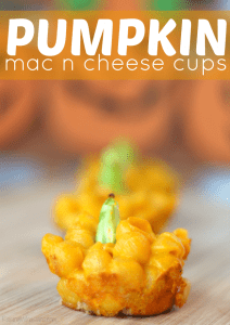 Easy pumpkin mac n cheese cups