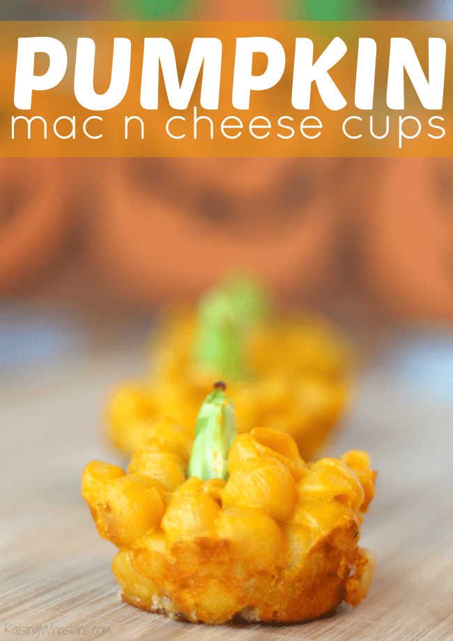 Easy Pumpkin Mac N Cheese Cups - Raising Whasians