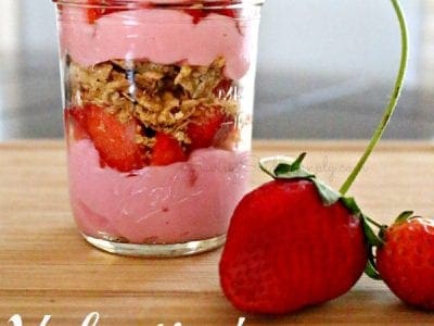 Easy Valentines parfait recipe