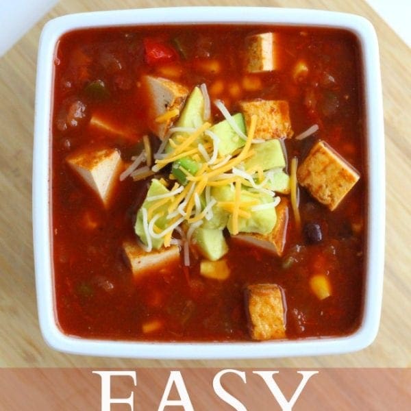 Easy Vegetarian Tortilla Soup Recipe Nasoya Giveaway