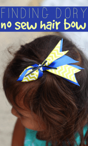 Finding Dory Hair Bow DIY