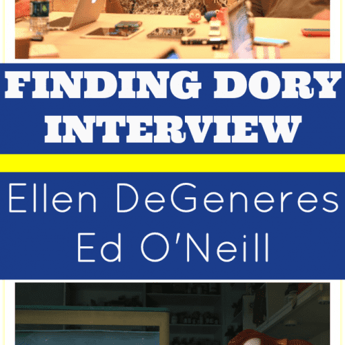 Finding Dory interview Ellen DeGeneres Ed O'Neill