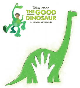 Free Disney the good dinosaur pumpkin stencil