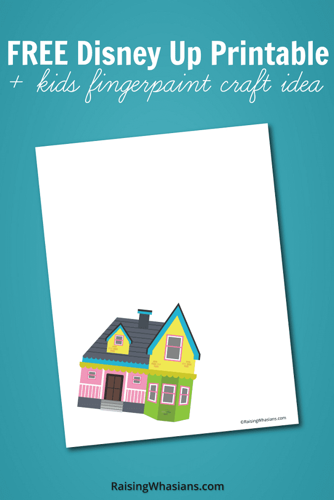 Download FREE Disney Up Printable Kids Craft Idea - Raising Whasians