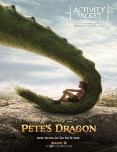 Free Pete's dragon coloring sheets kids activities