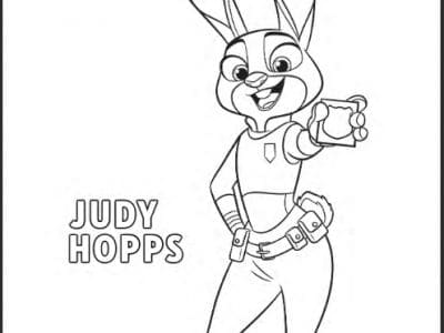 Free Zootopia coloring sheets activities