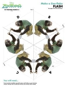 Free Zootopia printables