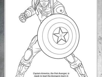 Free Avengers Age of Ultron Printable Coloring Sheets