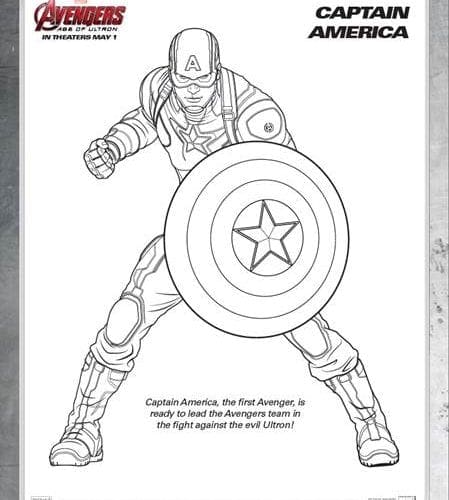 Free Avengers Age of Ultron Printable Coloring Sheets