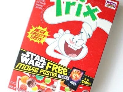 Free star wars poster in general mills cereals