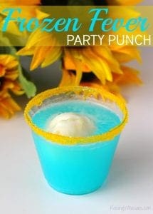 Frozen fever party punch