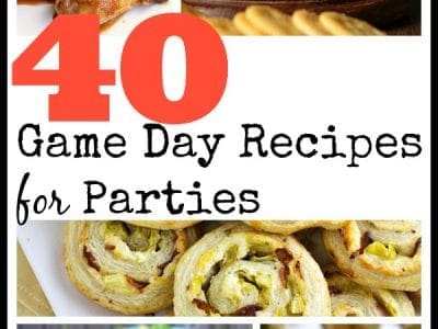 Game day recipes for parties