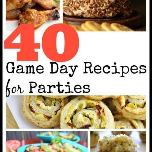 Game day recipes for parties