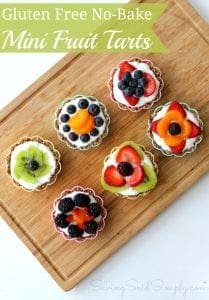 Gluten free no bake fruit tart recipe