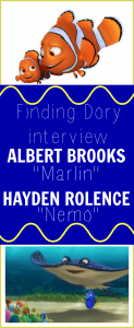 Hayden Rolence Albert Brooks interview finding dory