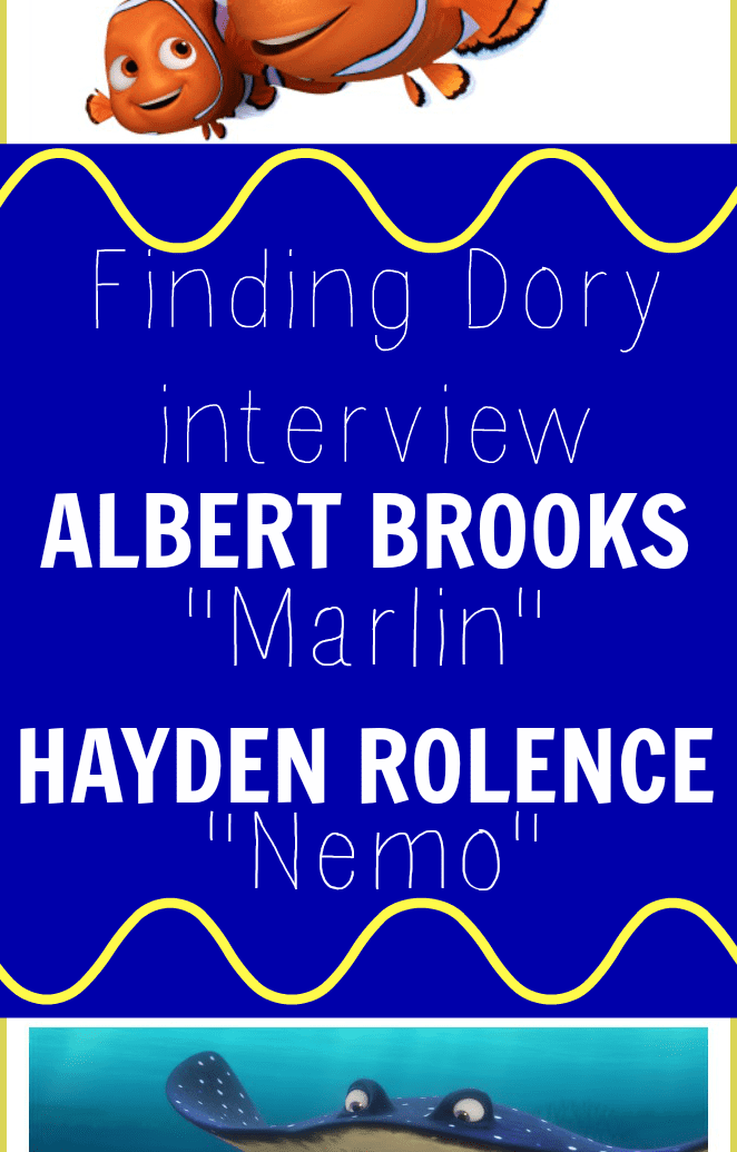 Hayden Rolence Albert Brooks interview finding dory
