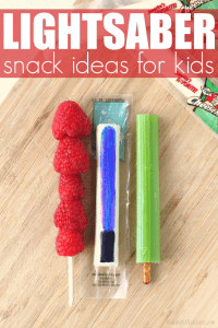 Healthy lightsaber snack ideas for kids