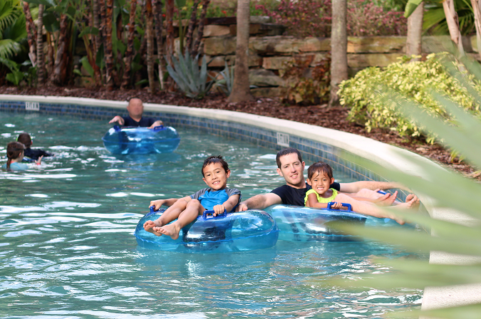 Changing The Way We Vacation Gave Us the Best Orlando Staycation - Raising Whasians Holiday inn Orlando lazy river