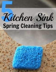 Kitchen sink springs cleaning tips