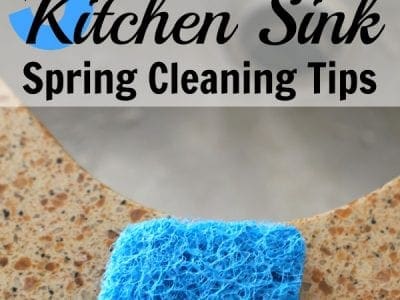 Kitchen sink springs cleaning tips