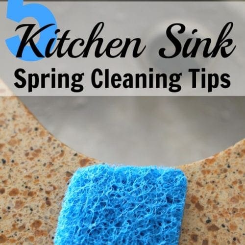 Kitchen sink springs cleaning tips