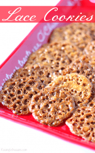 Lace cookies recipe