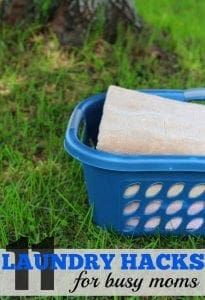 Laundry hacks for busy moms