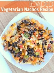 Loaded vegetarian nachos recipe