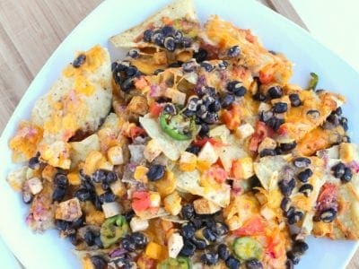 Loaded vegetarian nachos recipe