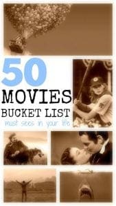 Movie bucket list summer challenge