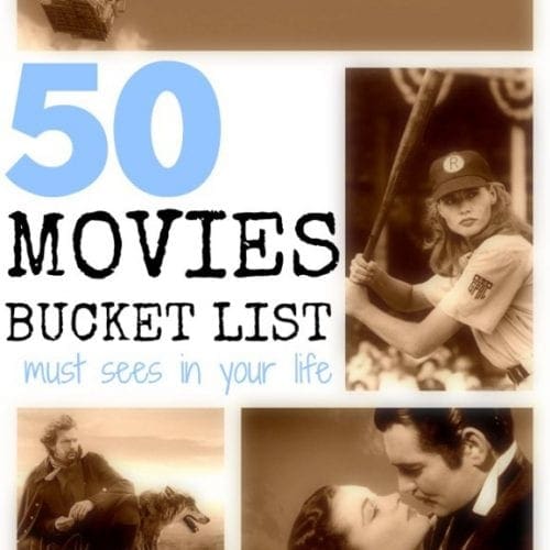 Movie bucket list summer challenge