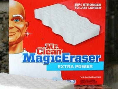 Mr. clean magic eraser bathroom cleaning hacks