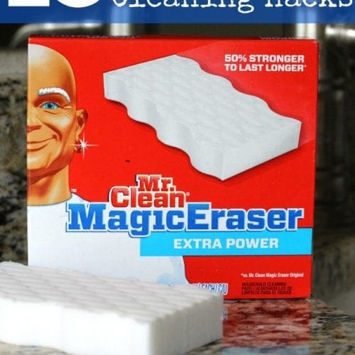Mr. clean magic eraser bathroom cleaning hacks