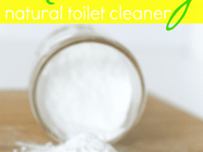 Natural toilet cleaner