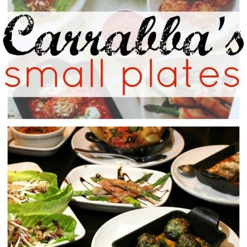 New Carrabba's small plates