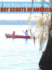 New year with boy scouts of America