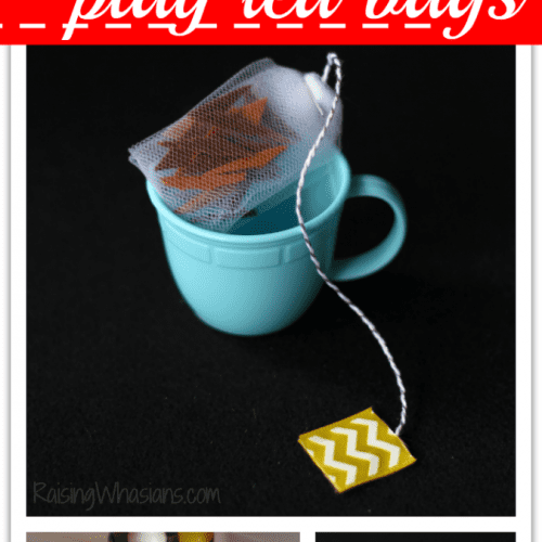 No sew play tea bags tutorial