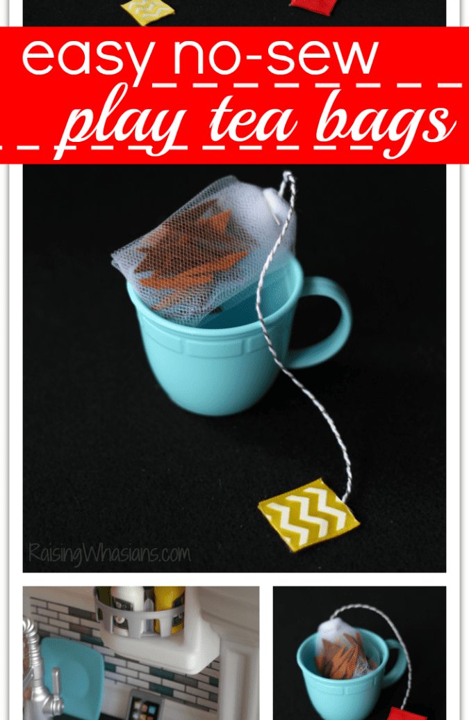 No sew play tea bags tutorial