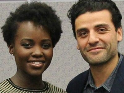 Oscar Issac and Lupita Nyong'o star wars the force awakens interview