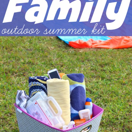 Outdoor summer kit for families