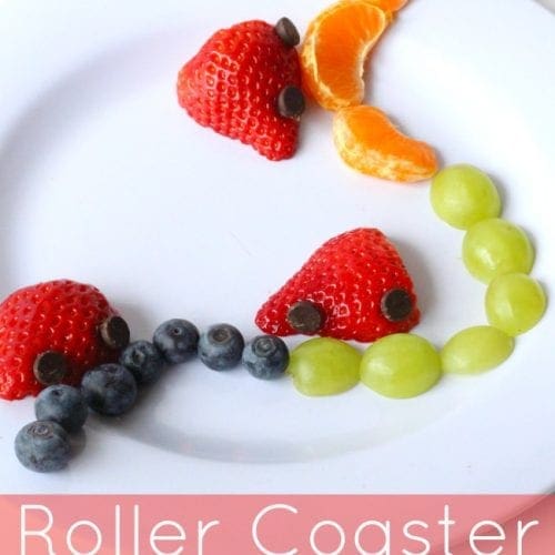 Roller coaster snack idea